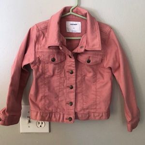 Toddler Pink Jean Jacket